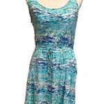 Lilly Pulitzer Dress Womens Sz XS Blue Sleeveless High Tide Toile Beach Pattern Photo 0