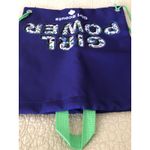 Girl Scouts Girl Power Black & Purple‎ Drawstring Backpack Tote Bag NEW Canvas Photo 5