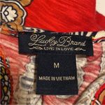 Lucky Brand  Maxi Dress Tank top style braided belt paisley M Photo 2