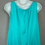 Vintage Nightgown Deadstock Shadowline Sleepwear Nylon Women Size Small Aqua NWT Blue Photo 4