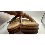 Clarks Collection Leather Slide size 9 for Sandals Roseville Bay off Whites Photo 6