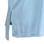 Stylus Women’s Top Pullover Crew Neck Rolled Sleeve Light Baby Blue Size Large Photo 10