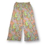 Roxy Midnight Avenue Wide Leg Lightweight Pants women’s Size XL orange floral Photo 5