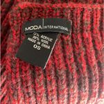 5/$25 Moda International Wool Blend Scarf Red Photo 1