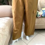 ZARA  High Waisted Straight Leg Cargo Pants in Toffee Photo 6