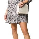 Ba&sh  Robe Elroy Floral Mini Dress Tunic Black White French Designer Medium  EUC Photo 0