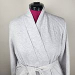 NWT Daydream by Berkshire Quilted Robe Light Grey Pockets Cotton Blend Size L Size L Photo 14