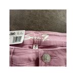 Seven7 Weekend Shorts Women's 6 Fray Hem Five Pockets Denim Pastel Lavender Pink Photo 1