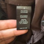 NWT BCBG Brown Twill Mid Rise Wide Leg Cotton Pants Y2K Minimalist Style Sz 8 Photo 5