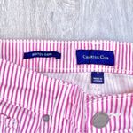 Charter Club Pink Striped Cropped Jeans 4 Photo 1