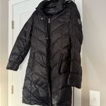 Ralph Lauren Ultra Light Weight 90% Down Fill Black Long Puffer Jacket With Hood Photo 7