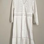 ZARA  White Long Sleeve Dress Photo 0