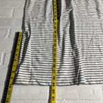 Old Navy Maxi Dress Large Black White Pinstripe Resort Beach Cotton Summer L New Photo 2