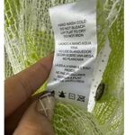 Hailey Lyn Women's Open Knit Weave Oversize Buttons Handkerchief Hem Cardigan S Green Photo 6