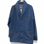 LL Bean Signature Womens Shawl Collar Cardigan Sweater Jacket Slim Fit Blue L Size L Photo 0