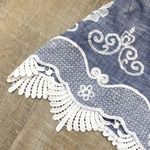 Rip Curl  Crochet Lace Embroidered Halter Tank Top Women’s Medium Boho Western Photo 5