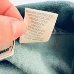 Vintage LL Bean Velour Maxi Dress 8 Long Sleeve Button Front Cottagecore Green Photo 8