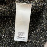 Kate Spade  New‎ York Metallic Sparkle Mock Neck Puff Sleeve Top, XL Photo 4