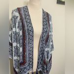 Vince Camuto Ruana Top Tassel Open Front Poncho Wrap Shawl Kimono Cover O/S Photo 3
