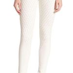 Brockenbow Reina Skinny Cropped High Waist Krystal White Studded Jeans 29 Photo 0