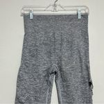 PINK - Victoria's Secret VS PINK Cool & Comfy Leggings Gray Mid Rise Side Slit Cutout Women’s Large Photo 8