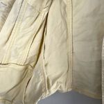 Chico's Platinum cotton spandex yellow jean jacket sleeveless vest pocket size 1 Photo 4