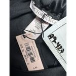 Victoria's Secret Black Satin Sleeveless Romper LARGE Photo 9