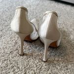 Manolo Blahnik Vintage  Off White Lace Pumps Photo 2