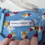 Anthropologie Faithfull the Brand Erin Blue Floral Midi Dress 2 Photo 7