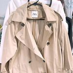 ZARA OVERSIZED DOUBLE BREASTED TRENCH Photo 1