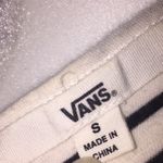Vans  black & white striped T-shirt short sleeves Photo 4