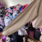 The Local Love‎ Club Oversized Sweater Size Small Brown Tan Photo 9