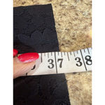 Steven Alan  Black Lace V Neck Sleeveless Mini Dress Size 2 Photo 5