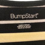 BumpStart Sleeveless Black and White Striped Maternity Mini Dress Size Medium Photo 1