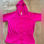 Lucy Hoodie Size Large Hot Pink Athletic Cropped Casual Photo 2