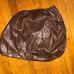 HELLO MOLLY CHAMPAGNE AT MIDNIGHT FAUX LEATHER SET BROWN Size M Photo 2