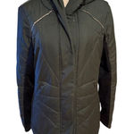 Zella Women's Hooded Puffer Jacket Green Medium Winter Casual Photo 0