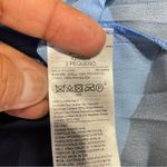 Banana Republic  Geometric Blue, Black and White Pleated Midi Skirt Petite Sz. 2 Photo 5