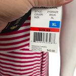 U.S. Polo Assn. Pink/White Striped XL Dress Summer NWT Fit Flare Summer Vacation Photo 9