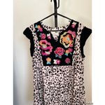 Savanna Jane Lucky In Leopard Tunic Dress 1X Black Photo 2