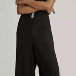 Hutch Black Wide Leg Jumpsuit Spaghetti Straps V Neck Elegant Size Medium Photo 0
