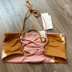 l*space L* Beach Wave Bikini Top Stripe Tie Dye Size S NWT Photo 0