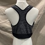 Avia Black and Gray Racerback Sports Bra with Moisture-Wicking Fabric Photo 2