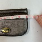 Fossil  Metallic Leather Pouch 6” x 3.5” Photo 9