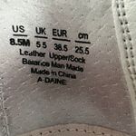 SARTO by Franco Sarto Daine Slip On Sneaker Dusty Rose snake print, Size 8.5 EUC Gold Photo 4