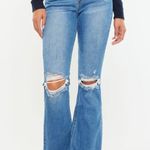 KanCan Flare Jeans Denim High Rise Boot Cut 13 30 Distressed Blue Size undefined Photo 2