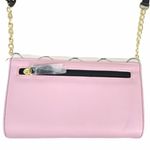 Betsey Johnson  Quilted Hearts Crossbody and Ear Bud Case Pink White Black Photo 3