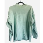 BKE  Buckle Pieced French Terry Pullover Sweatshirt Mint Green Size Small Photo 1