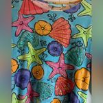 Anthony Resort women Vibrant Sea Life Print Long Sleeve Top. Cruise beach . Blue Size M Photo 6
