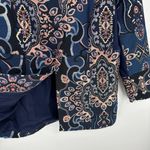 Chico's Jacquard Jacket Size Small Metallic Thread Embroidered Gold Brocade Photo 12